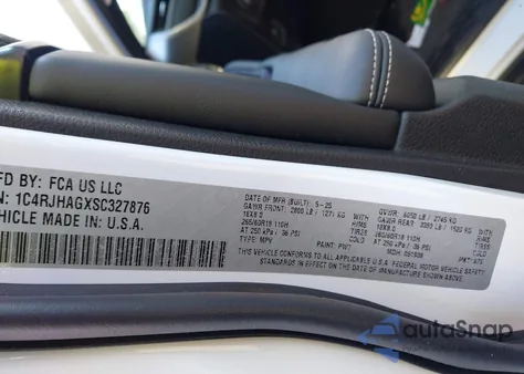 2025 Jeep Grand Cherokee Altitude X 4X4 from USA, damaged, VIN 1C4RJHAGXSC327876